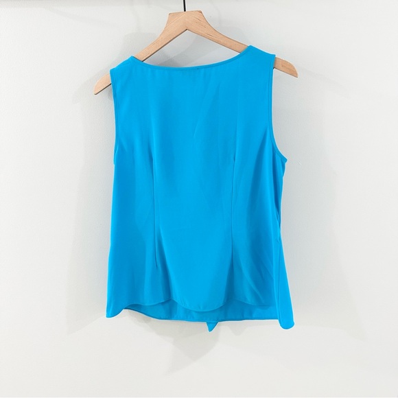 NWT Talbots Tie Front Tank Blue Size Medium - Picture 6 of 6